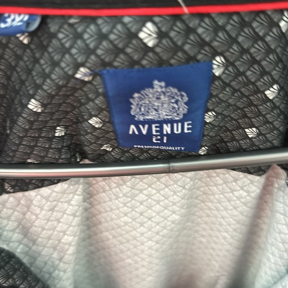 Avenue 21 Men’s Dress Shirt Long Sleeve Button Down Black 3xl - Picture 2 of 2